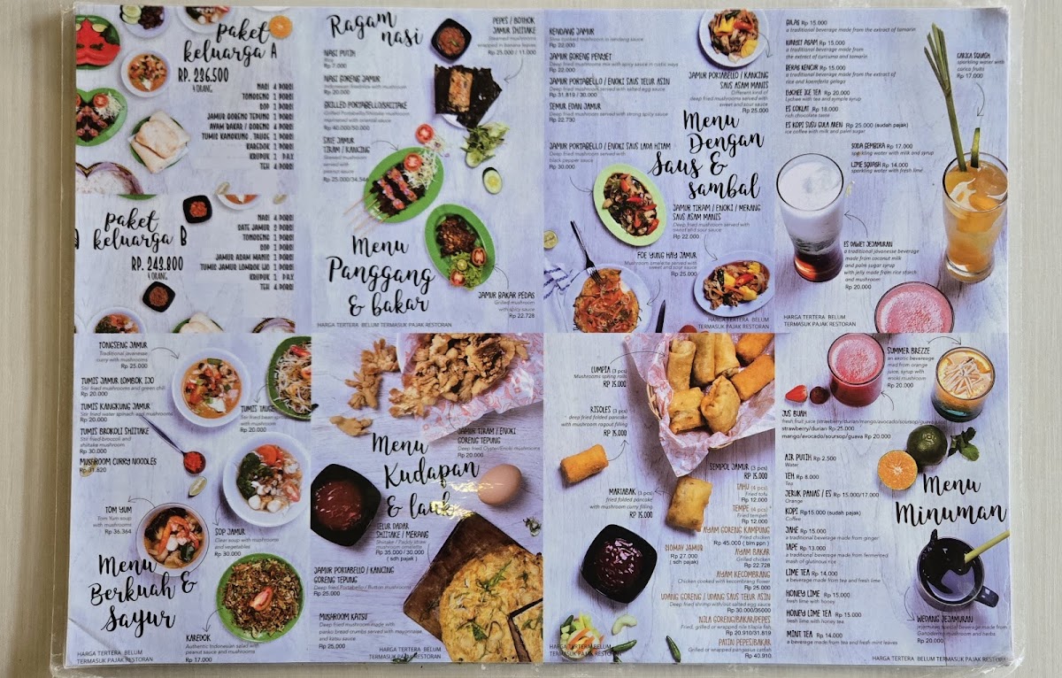 Jejamuran Menu - Image 1
